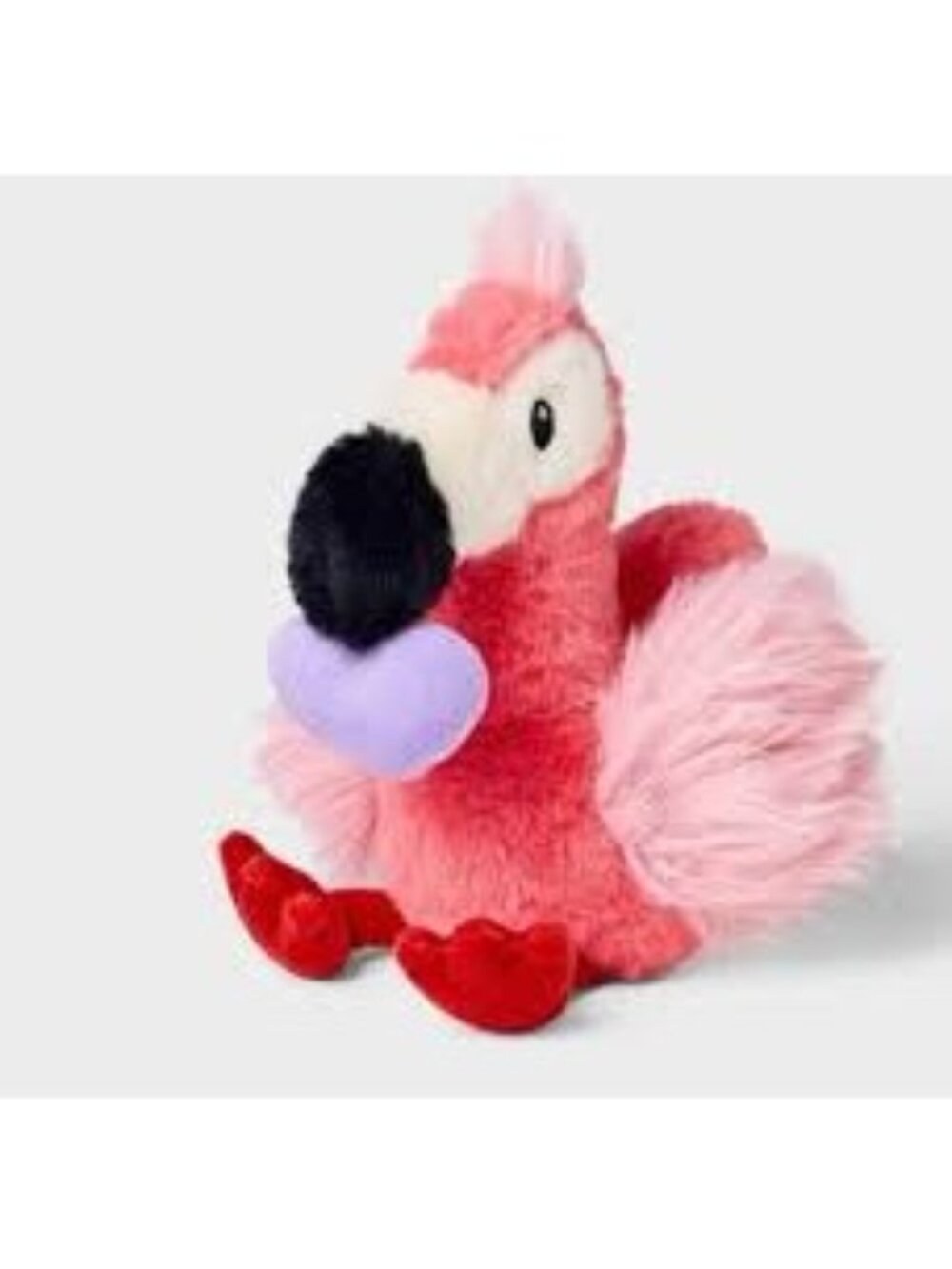 Giggle Scape 6" Heart Flamingo Valentine Plush Gigglescape NEW